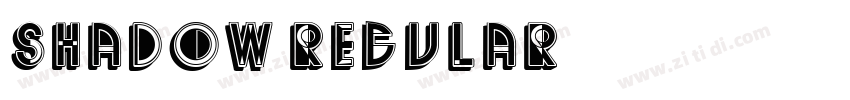 Shadow Regular字体转换